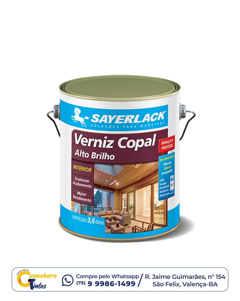 Verniz Copal Sayerlack Alto Brilho